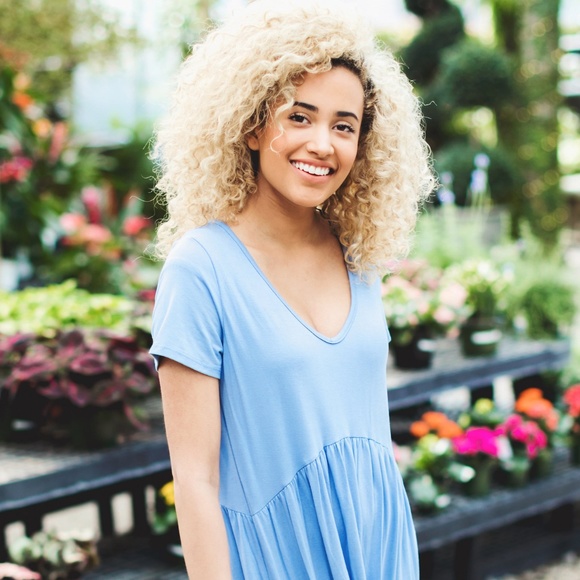 Sky Blue Maxi Dress - Picture 2 of 2